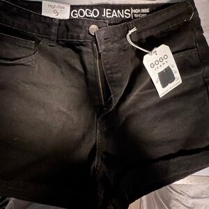 High Rise GOGO Jean shorts